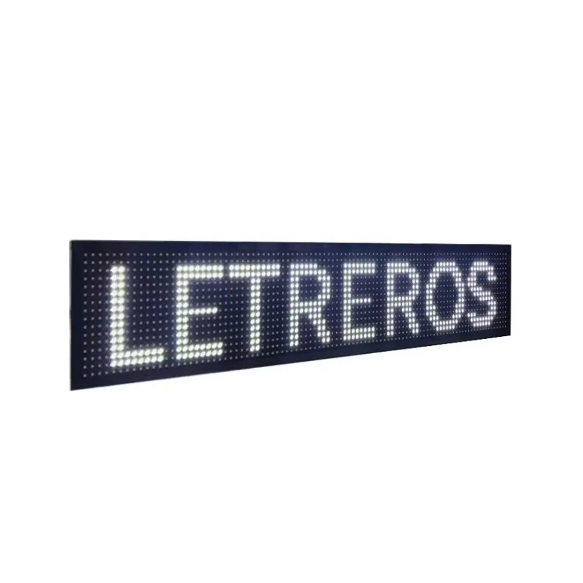 Letrero led luminoso publicitario wifi 1 metro x 20 cm color | electros
