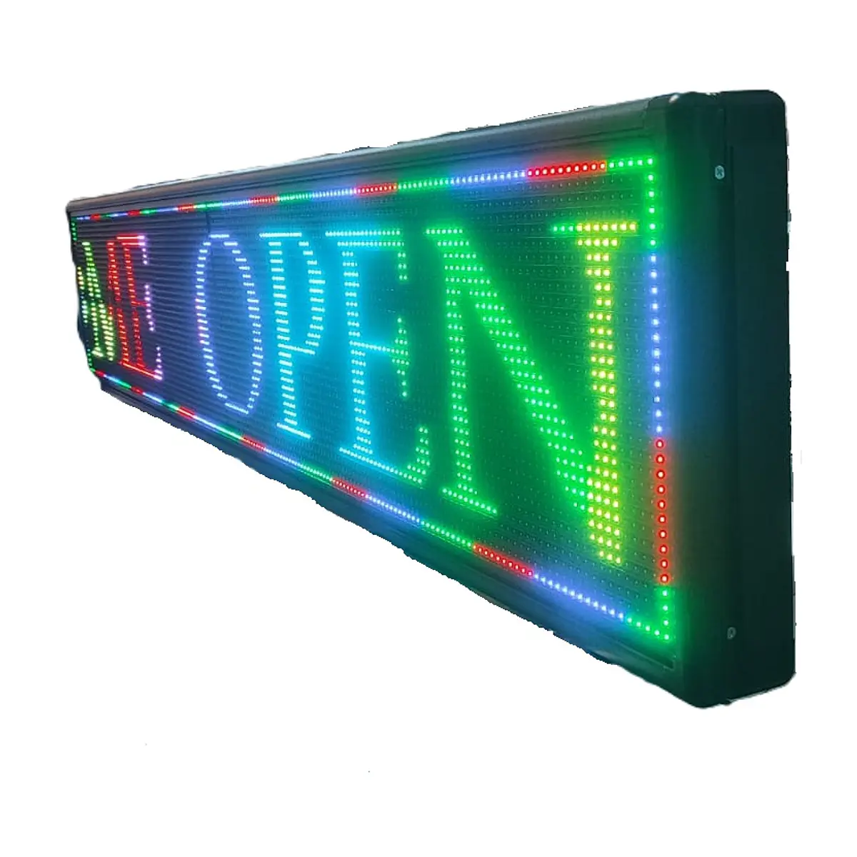 Letrero Led 3 metros x 40cm multicolor Exterior 1184ext | electros