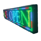 Letrero Led 3 metros x 40cm multicolor Exterior 1184ext 3