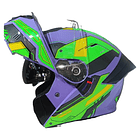 CASCO ABATIBLE CON MICA Y GAFA CERTIFICADO DOT  2