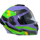 CASCO ABATIBLE CON MICA Y GAFA CERTIFICADO DOT  3