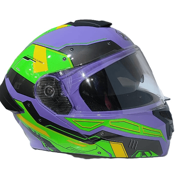CASCO ABATIBLE CON MICA Y GAFA CERTIFICADO DOT  3
