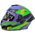 CASCO ABATIBLE CON MICA Y GAFA CERTIFICADO DOT  4