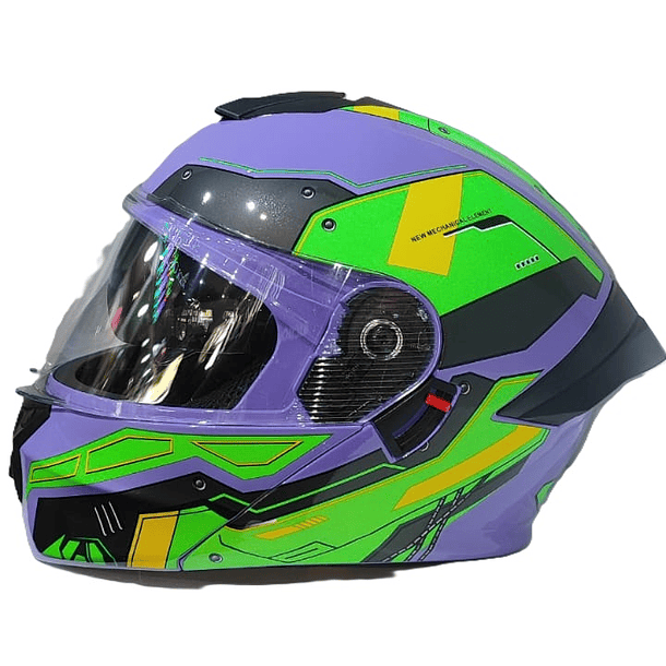 CASCO ABATIBLE CON MICA Y GAFA CERTIFICADO DOT  4