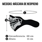 Mascara calabera de neopreno cubre boca  4