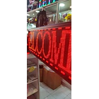 Letrero led wifi pubicitario 2 mt x 40cm color rojo 1183r 6