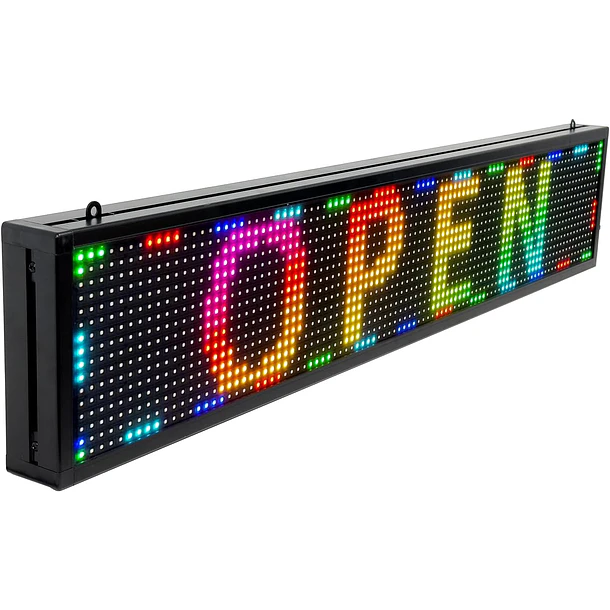 Letrero Led 2 mts x 40 cm multicolor Exterior 1183M 6