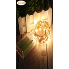 luz Led hada a pilas de 5 metros color amarillo 1364-2 2