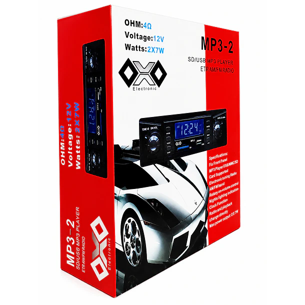 Radio Auto MP3-2 SD/USB Mp3 player AM/FM Radio 1