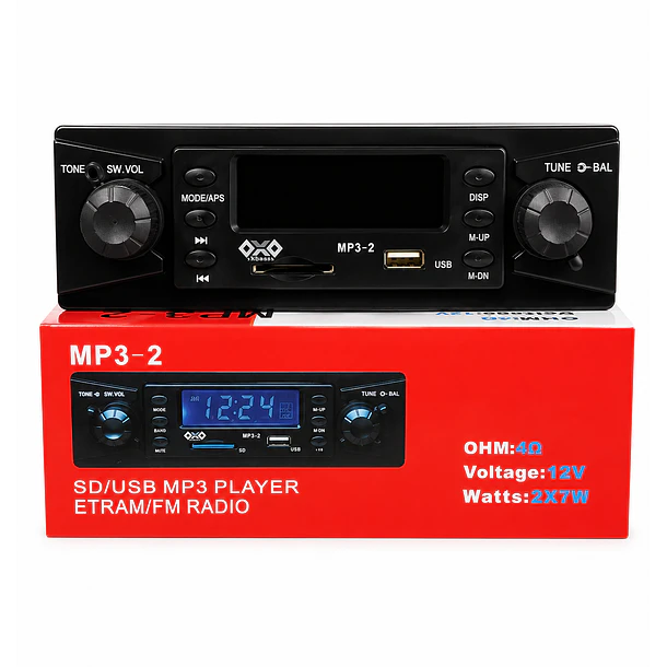Radio Auto MP3-2 SD/USB Mp3 player AM/FM Radio 2