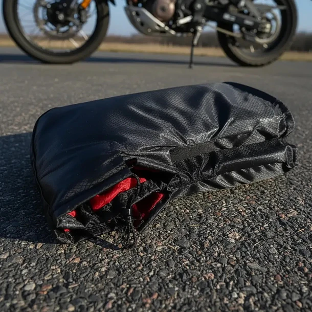 CUBRE PUÑO PARA TODO TIPO DE MOTO IMPERMEABLE CON CHIPORRO CUBRETE DEL FRIO Y LLUVIA  5