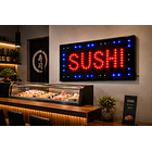 letrero led sushi 48x25cm bajo consumo  1