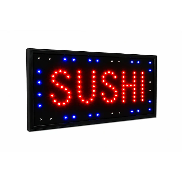 letrero led sushi 48x25cm bajo consumo  2