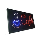 letrero led publicitario cafe 1