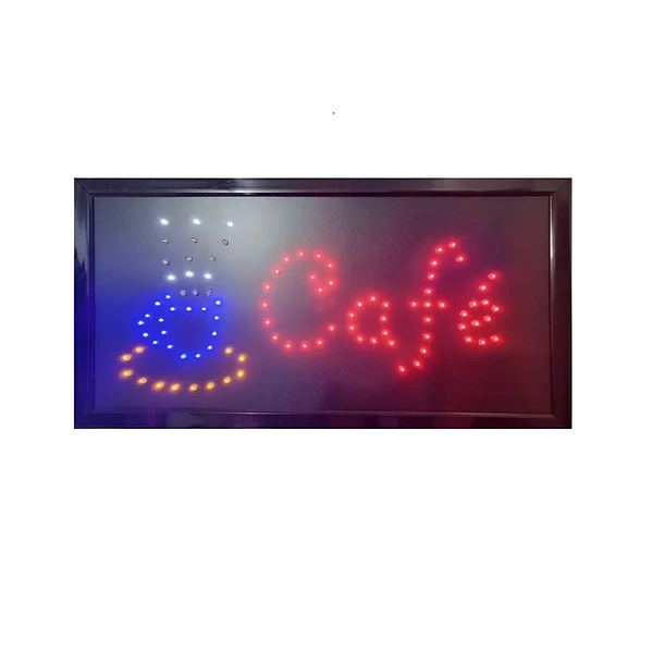 letrero led publicitario cafe 2