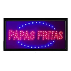 letrero led papas frita bajo consumo publicidad  3