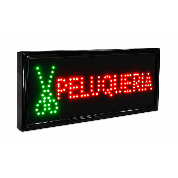 LETRERO LED PELUQUERIA  1
