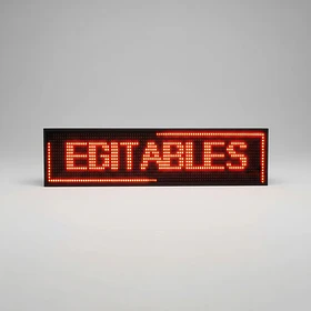 LETRERO LED GIGANTE DE 3 METROS X 56 X 10 CM 