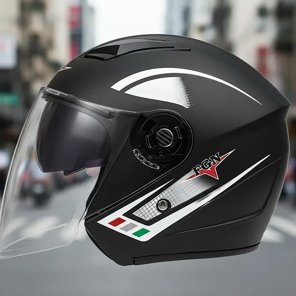 CASCO PARA MOTO VICERA CORTA  3