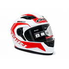 CASCO INTEGRAL PARA MOTO CHIRS BLANCO 2
