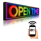 Letrero led wifi multicolor de 130x20x5cm  6