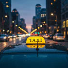 Letrero taxi plastico 830 4