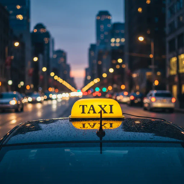 Letrero taxi plastico 830 4