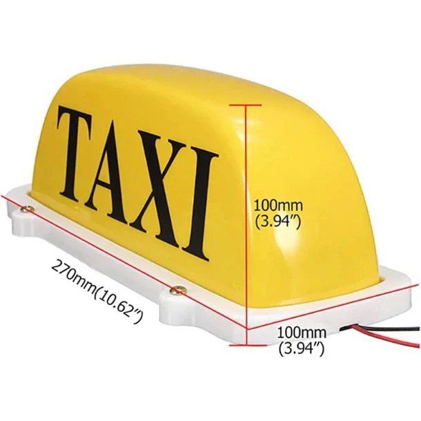 Letrero taxi plastico 830 5