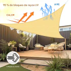 TOLDO VELA TRIANGULAR 5X5X5 METROS  2
