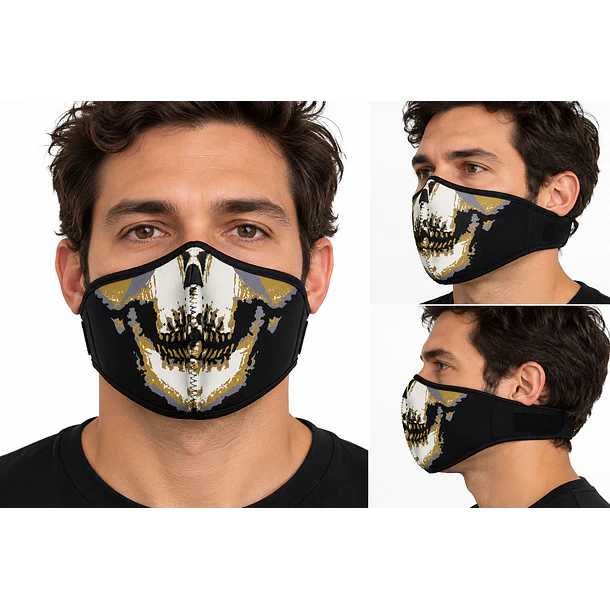 MASCARA CUBRE BOCA BANDANA MEDIDA AJUSTABLE  2