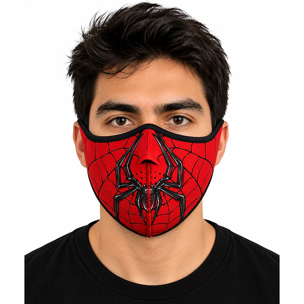 MASCARA ARAÑA CUBRE BOCA BANDANA 1
