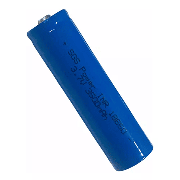 Batería 18650 Recargable 2800mah 3.7v con pin 