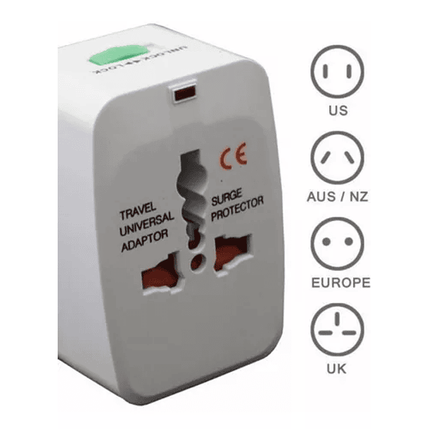 Adaptador Europeo Viajero Convertidor Universal 