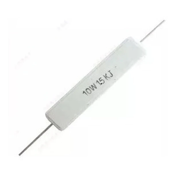 Resistenza Ceramica 250 Ohm 10W, Resistore In Cemento 10 Watt Per Elettronica, Componente Singolo
