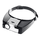 Gafas Lupa Diadema Visera Con 2 Luz Led Laterales 1