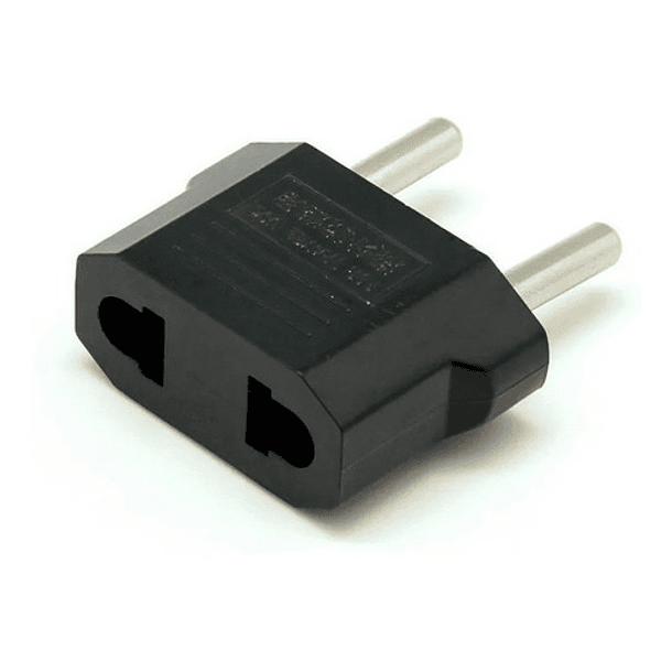 Convertidor Pata Plana 110 Vac Pata A Redonda Europea 220 V  