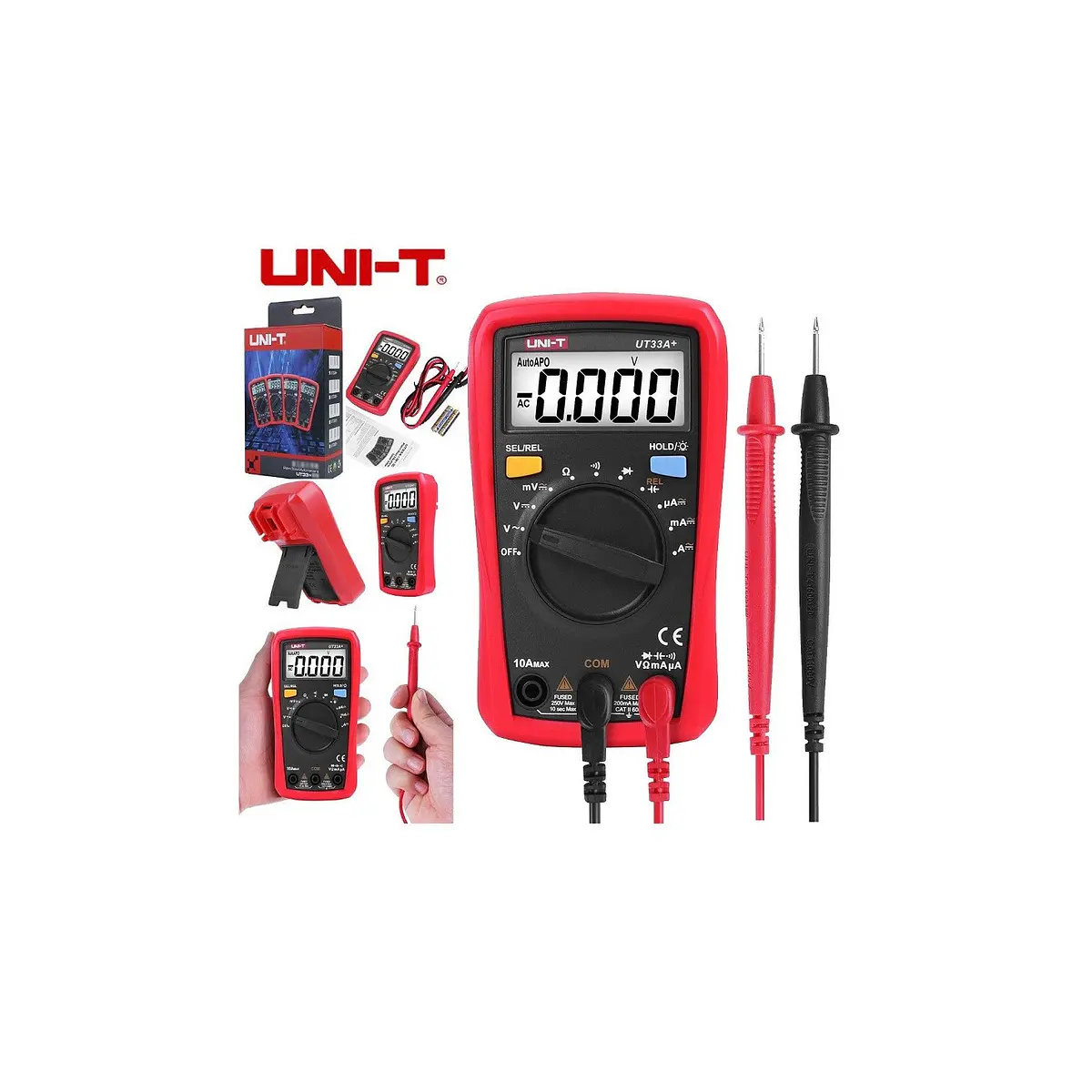 Multimetro Uni-t Unit Autorango Ut33a+ Capacitancia