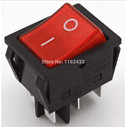 Switch Interruptor Grande On Off Con Piloto 2 Posiciones 4p 6