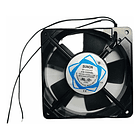 Ventilador Ac110v 110ac 12cm X 12cm X 3.8cm Metalico 2