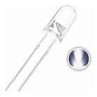 Led Chorro 5mm Alto Brillo Amarillo azul/verde/rojo/blanco 4