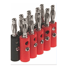 10 Bananas Tornillo Macho + 10 Bananas Hembra Rojas Y Negras 1