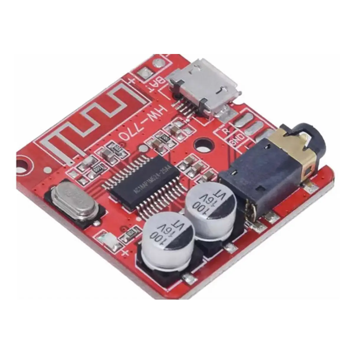 10 Moduli Bluetooth 5.0 Ricevitore Audio MP3 - 3.7V-5V Con Amplificatore Decoder - Lotto