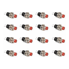 Pulsador Abierto Rojo 1a 120vac Con Tuerca 1