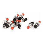 Pulsador Abierto Rojo 1a 120vac Con Tuerca 2