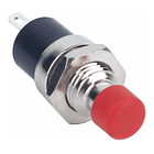 Pulsador Abierto Rojo 1a 120vac Con Tuerca 3