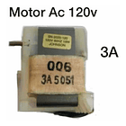 Motor Ac 120v  Voltaje/corriente Alterna 120v Ac  3amp 1