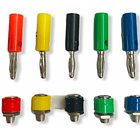 10 Bananas Jack y plug Hembra Y Macho colores 4