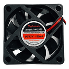 Ventilador 12v 6cm X 6cm X 1cm 130mA 1