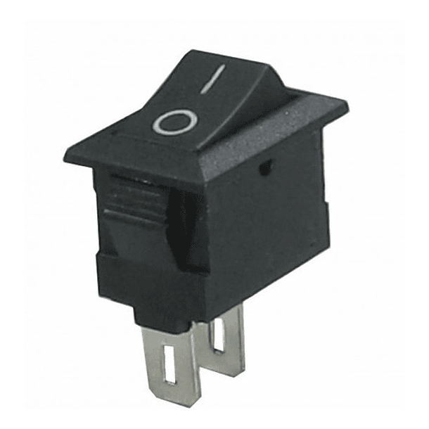 Mini Interruptor Switch Negro Rojo On Off Hasta 250v