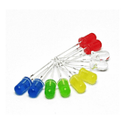 20 Unidades De Led Difuso 5mm 1